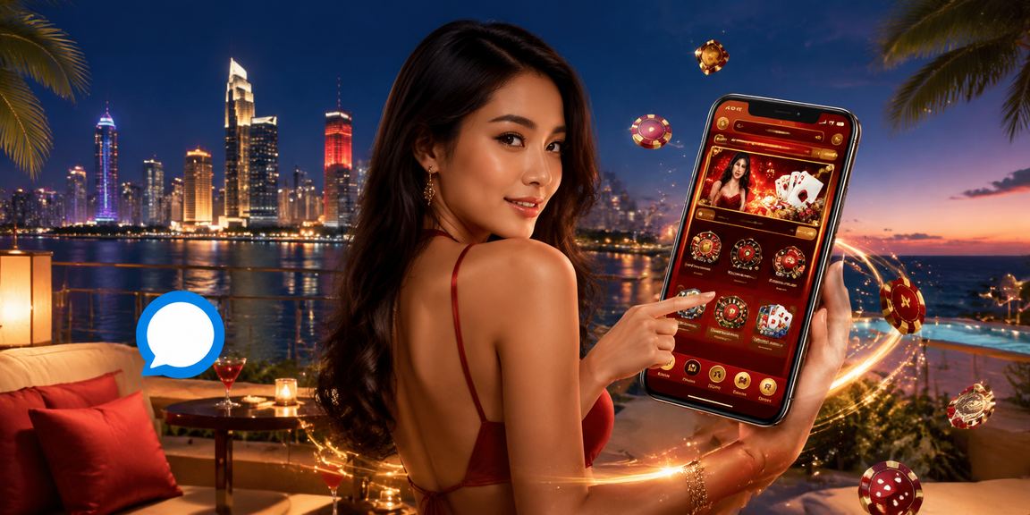 Người dùng sử dụng casino trực tuyến trên điện thoại tại bãi biển TP. Hồ Chí Minh