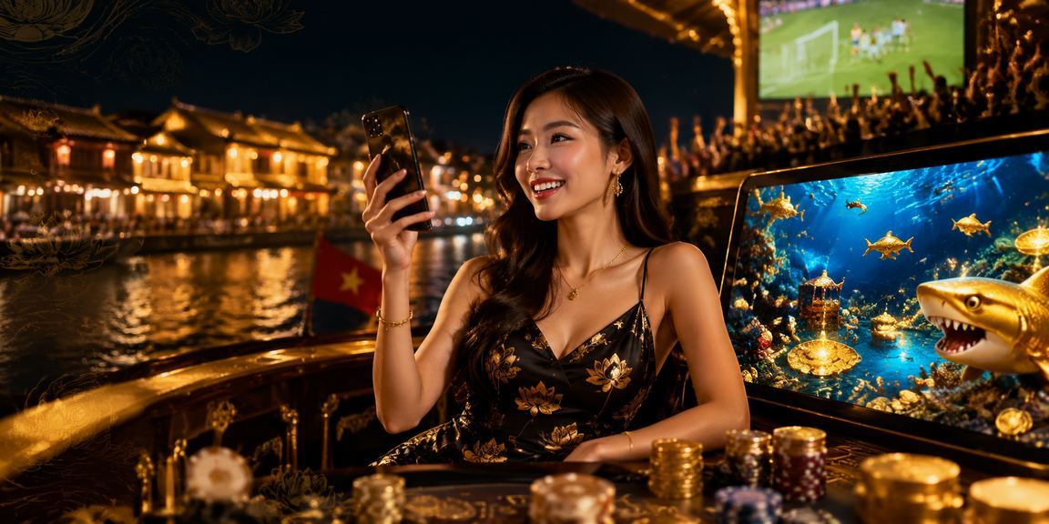 Người dùng trải nghiệm vty35 trên điện thoại tại Hội An